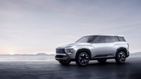 Mitsubishi DST Concept memiliki beberapa isyarat gaya yang sama dengan crossover XForce. Tak heran, konsep ini disebut-sebut sebagai XForce versi 7-seater. Foto: Dok. Mitsubishi