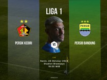 Sengit! Persik Vs Persib Buntu di Babak Pertama