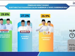 Elektabilitas Cagub Riau M Nasir Melejit, Saingi Dua Kandidat Lain