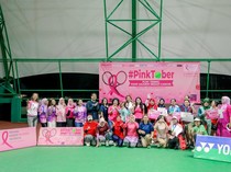 Edukasi Kanker Payudara lewat Pinktober Tennis Tournament 2024
