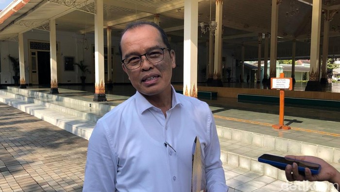 Sekda DIY, Beny Suharsono, di Kompleks Kepatihan, Kota Jogja, Senin (28/10/2024).