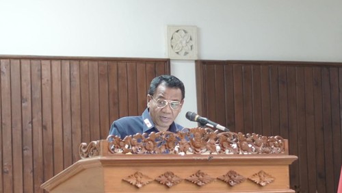 Sidang paripurna di Ruang Sidang Utama Gedung DPRD Buleleng, Senin (28/10/2024). (Pemkab Buleleng)