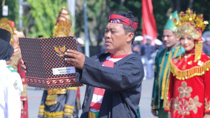 Upacara Sumpah Pemuda di Gresik