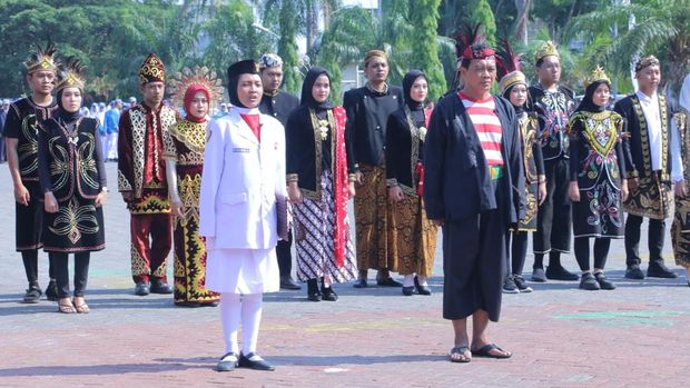 Upacara Sumpah Pemuda di Gresik