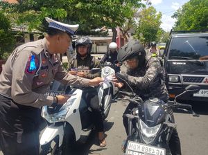 Polisi Blitar Kota Catat Pelanggar Operasi Zebra Didominasi Tak Pakai Helm SNI