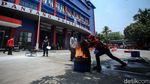 Aksi Relawan Kebakaran Latihan Jinakkan Api