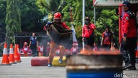 Latihan ini juga dipantau langsung oleh para petugas Gulkarmat.