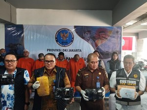 BNN Jakarta Musnahkan 9,2 Kg Ganja-205 Gram Sabu Jaringan Medan dan Aceh