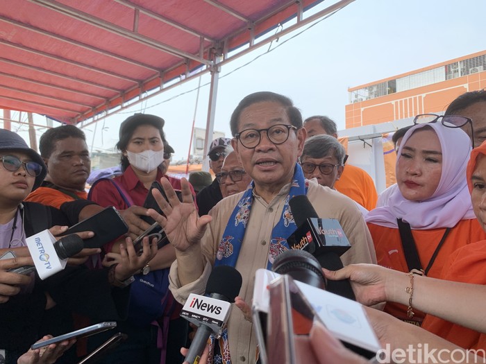 Cagub Jakarta, Pramono Anung (Taufiq Syarifudin/detikcom)
