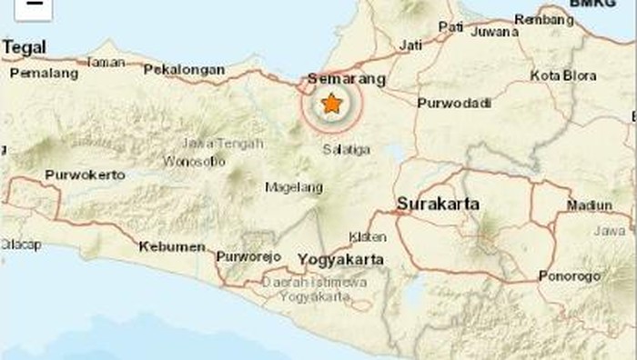 Info gempa di Semarang