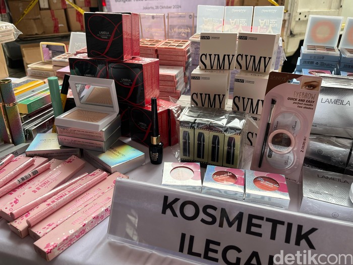 Penampakan Kosmetik Ilegal Lamiela & SVMY yang Diamankan BPOM RI