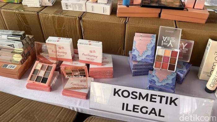 Penampakan Kosmetik Ilegal Lamiela & SVMY yang Diamankan BPOM RI
