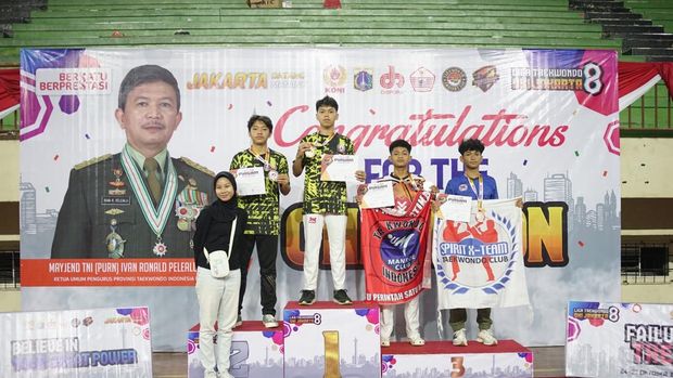 Liga Taekwondo DKI Jakarta memasuki putaran kedelapan 24-27 Oktober 2024.