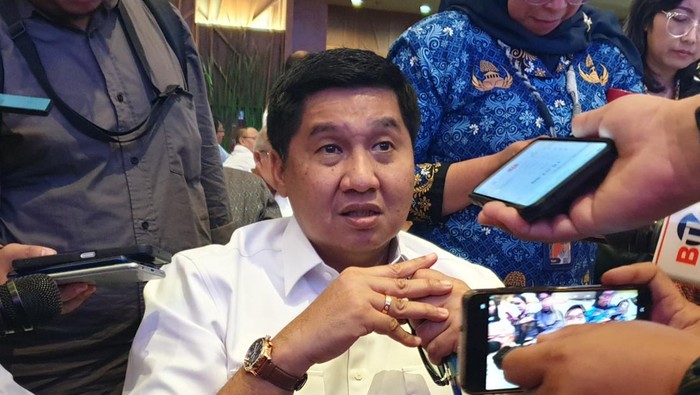 Menteri PKP Maruarar Sirait di Diskusi Program 3 Juta Rumah di Auditorium PUPR, Kebayoran Baru, Jakarta Selatan