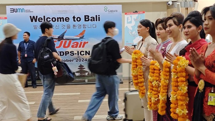 Penerbangan perdana Lion Group-Jeju Air, Incheon-Bali