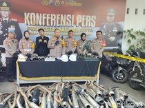Ratusan Knalpot Brong Hasil Operasi Zebra di Kota Malang Dimusnahkan