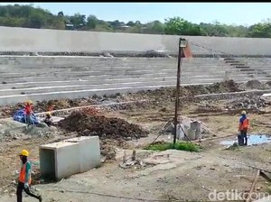 Renovasi Stadion BJ Habibie di Parepare Molor 7 Persen gegara Sering Hujan