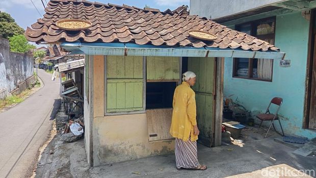 Rumah bekas warung yang dipakai untuk menimbun puluhan kucing di Kluyon, Kecamatan Magelang Utara, Kota Magelang. Dipotret Selasa (29/10/2024).