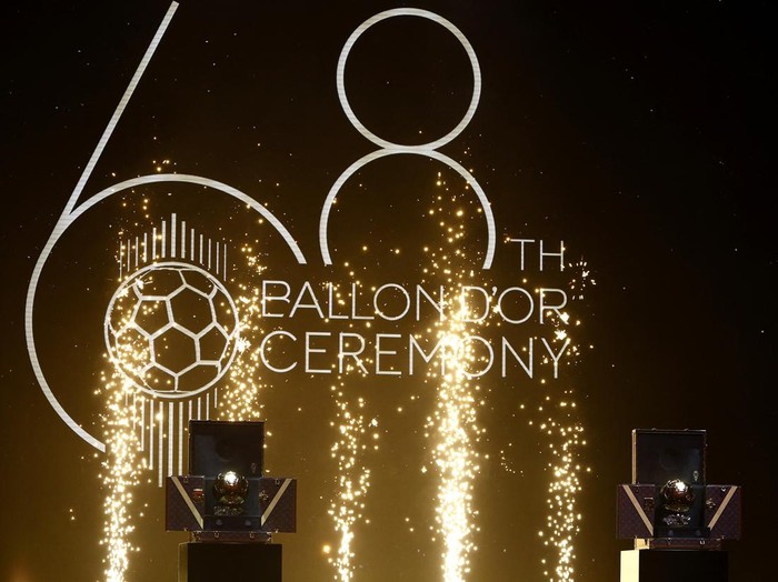 Soccer Football - Ballon dOr - Theatre du Chatelet, Paris, France - October 28, 2024 General view of the Ballon dOr REUTERS/Sarah Meyssonnier