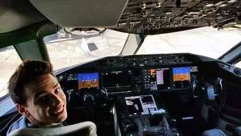 Foto Dek Pesawat Boeing 787-9 Foto: Boredpanda