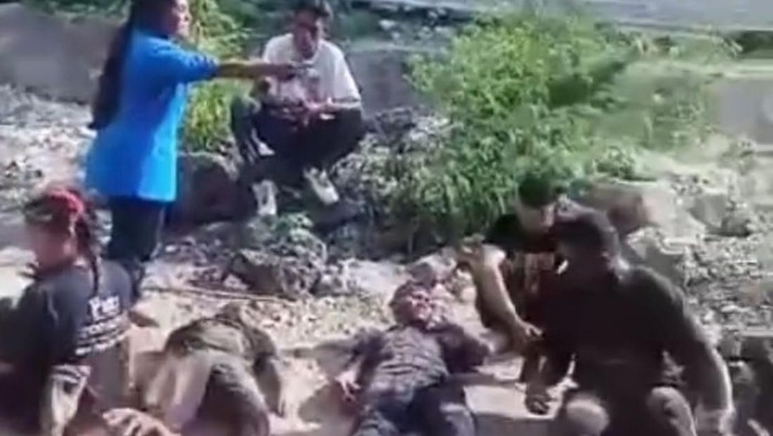 Tangkapan layar video viral mahasiswa Politekni Negeri Kupang.