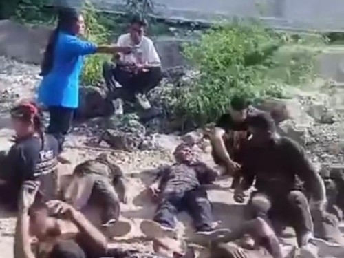 Tangkapan layar video viral mahasiswa Politekni Negeri Kupang.