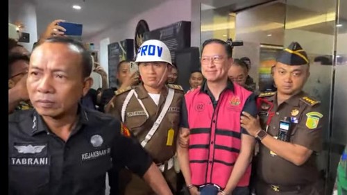 Tom Lembong ditahan Kejagung di kasus korupsi impor gula (Screenshot YouTube Kejagung)