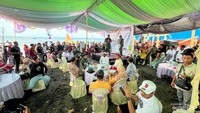 Sambutan dari Danrem 162 Wirabhakti Brigjen TNI Agus Bhakti mengajak masyarakat untuk bersatu.