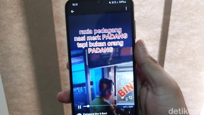 Video viral yang tersebar di media sosial