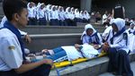 Anak Sekolah di Aceh Belajar Evakuasi Mandiri Gempa dan Tsunami