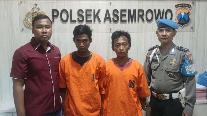 Bobol Gembok Pagar Rumah, 2 Warga Surabaya Gasak Motor Ditangkap