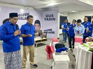 Jelang Debat Perdana, Luthfi-Yasin Berdoa Bersama di Posko Pemenangan