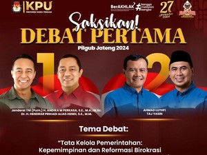 Profil 6 Panelis Debat Perdana Pilgub Jateng 2024