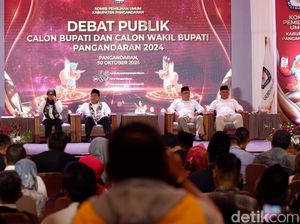 Kala Ujang Bahas Kepemimpinan Jeje Saat Debat Pilbup Pangandaran