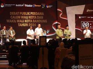 Janji KPU Kota Bandung Tak Lagi Gelar Debat Terlalu Malam