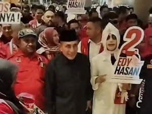 Edy-Hasan Bawa Pocong di Debat Perdana Pilgub Sumut 2024