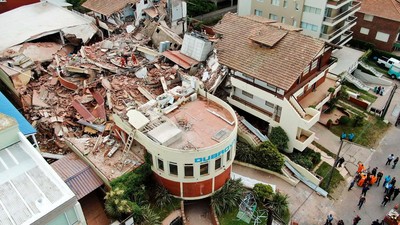 Hotel di Argentina Ambruk, Satu Orang Tewas