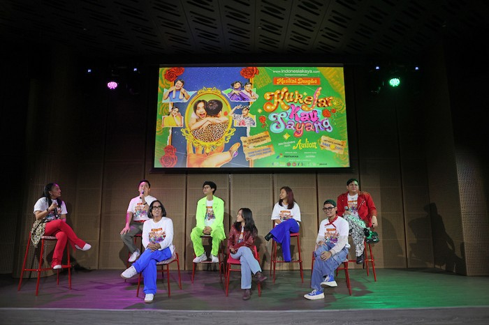Jumpa pers drama musikal Dangdut: Kukejar Kau Sayang digelar pada Selasa (29/10/2024) di Galeri Indonesia Kaya.
