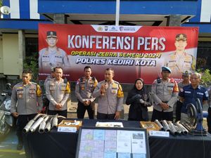 22.411 Pelanggar Lalu Lintas di Kota Kediri Terjaring Operasi Zebra Semeru