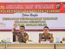 Kapolres-PJU Berkantor di Ibu Kota Demi Antisipasi Konflik Pilkada Rohil