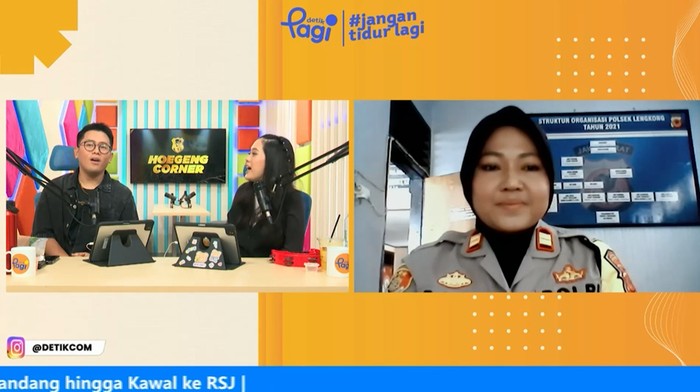 Kapolsek Lengkong Iptu Bayu Sunarti Agustina