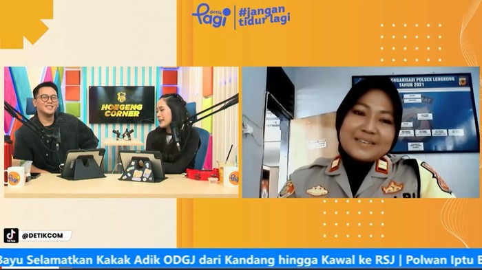 Kapolsek Lengkong Iptu Bayu Sunarti Agustina