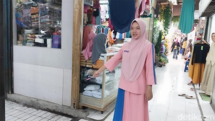 Lokasi pria pamer kelamin di Pasar Besar Kota Malang.