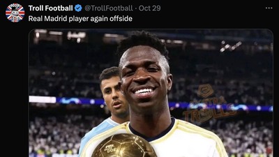 Meme Ngenes Vinicius Gagal Raih Ballon dOr 2024