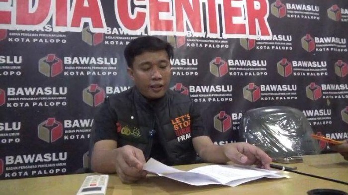 Anggota Bawaslu Palopo Widianto Hendra.