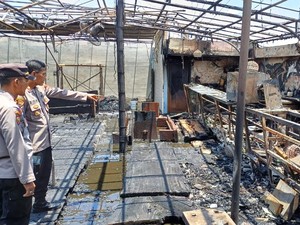 Kafe Over O Ungaran Ludes Terbakar, Diduga gegara Korsleting Audio