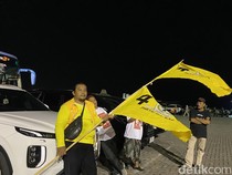 Pendukung Paslon Mulai Padati Lokasi Jelang Debat Perdana Pilgub Jateng 2024