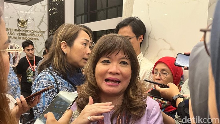 Pertemuan antara Menko Perekonomian Airlangga Hartarto dan APINDPO