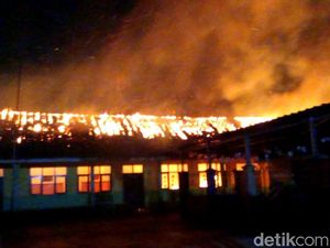 SDN 2 Kujang Ciamis Terbakar, 4 Ruang Hangus