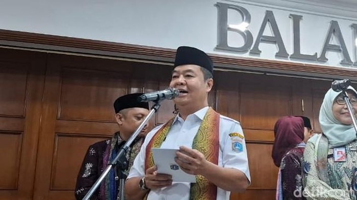 Pj Gubernur Jakarta Teguh Setyabudi, (Brigitta/detikcom)